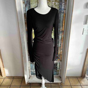 Young Fabulous & Broke Black Open Back Dress NWT!